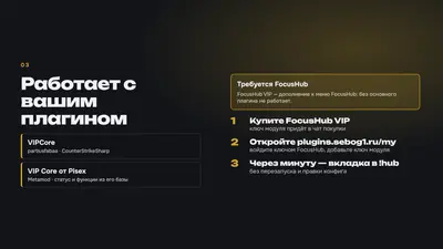 FocusHub VIP — VIP-меню кликом мыши — фото 5